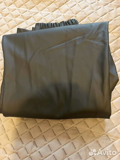 Брюки женские кожаные