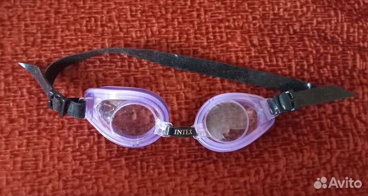 Круг, нарукавники, шапочки для плавания, очки