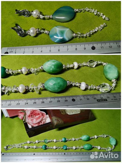 Подарки украшения для женщин, нат. камни