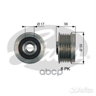 Муфта свободного хода hyundai santa FE/KIA sore