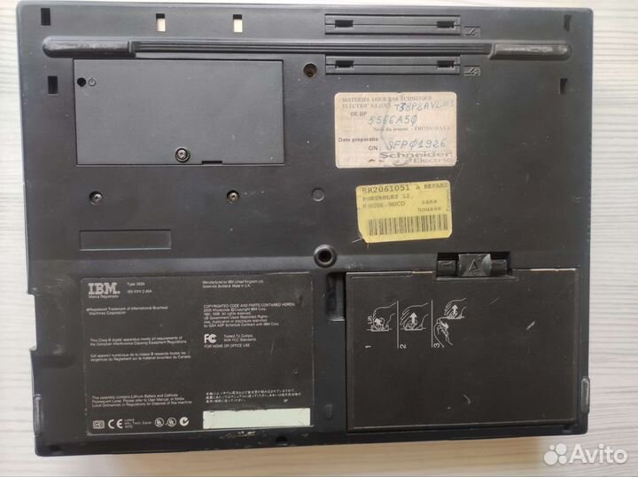Ретро ноутбук IBM ThinkPad 380xd type 2635