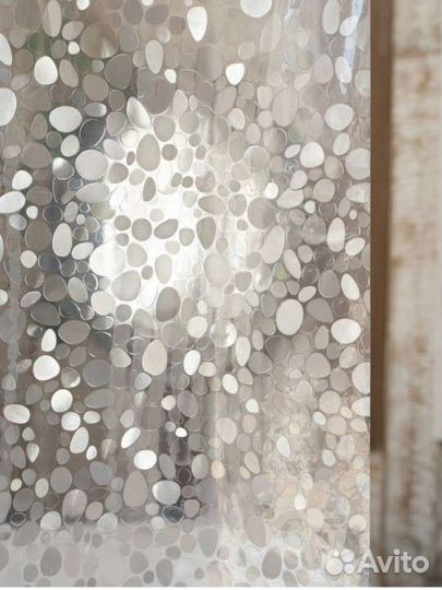 Штора, коврик для ванной новые