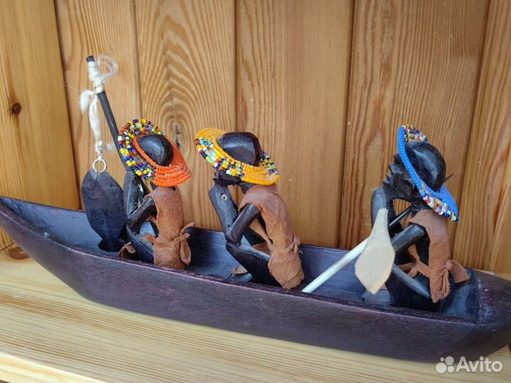 Лодка деревянная из Уганды