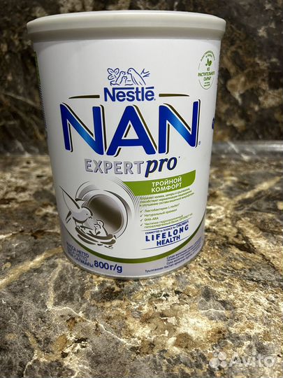 Смесь NaN тройной комфорт 800гр с 0 месяцев