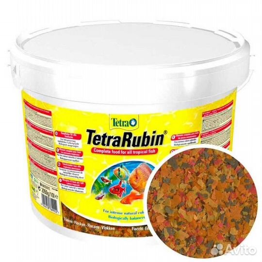 Корм для рыб Tetra min, Rubin, Crisps, Wafer mix