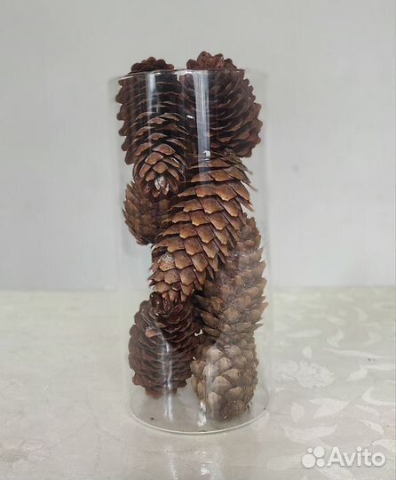 Шишки еловые для декора