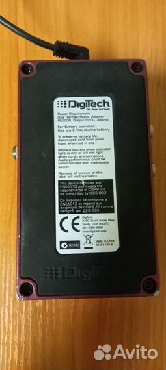 Гитарная педаль перегруза digitech rock distortion