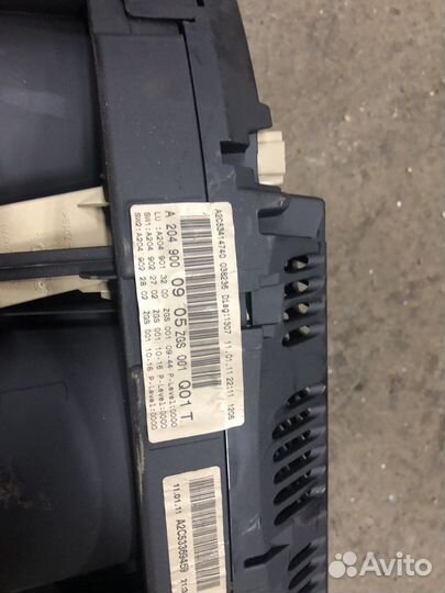 Щиток приборов w204 c204 s204 c class