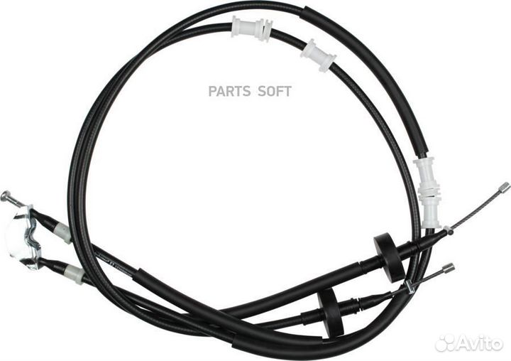 JP group 1270300100 Трос стояночного тормоза зад п