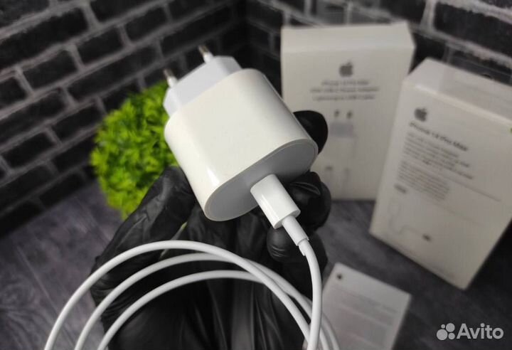 Быстрая зарядка для iPhone 20w Apple гарантия