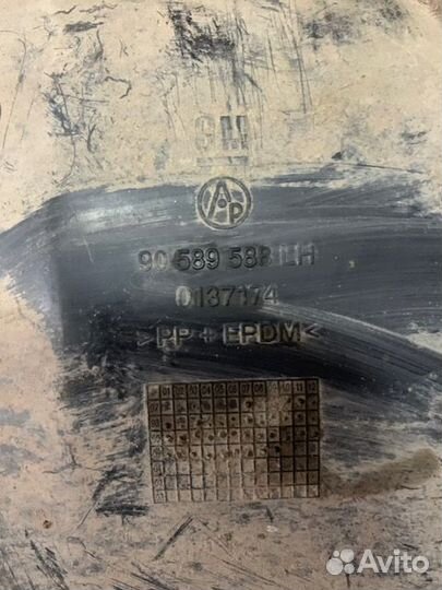 Подкрылок задний левый opel astra G