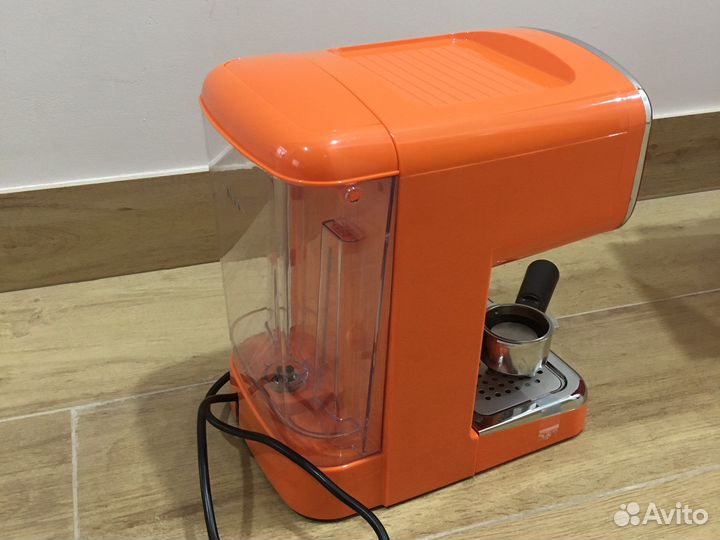 Кофеварка рожковая Oursson EM1505, оранжевый