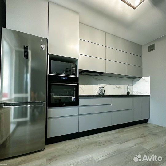 Кухонный гарнитур кухни на заказ замер изготовлени