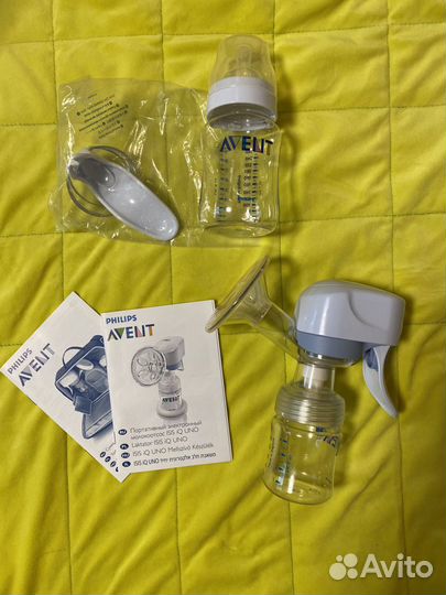 Электронный молокоотсос и ручной Avent
