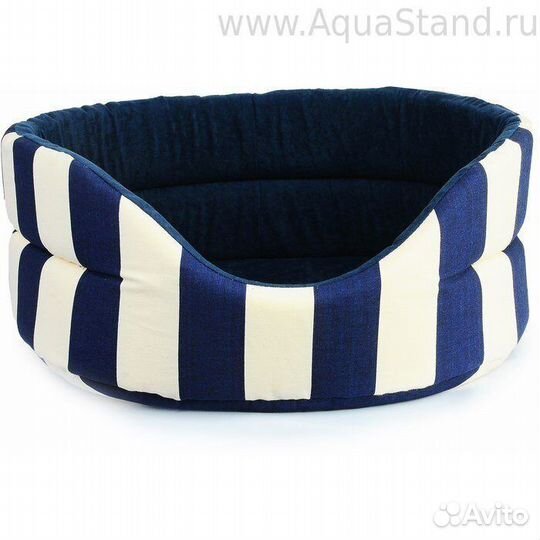 Лежанка comfy marina 5 (64х56х23 см) полоски белые