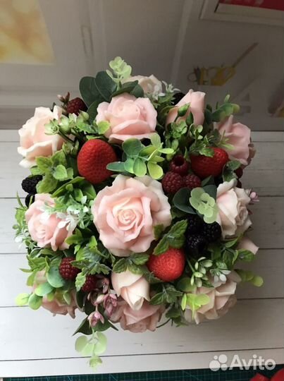 Цветы из мыла