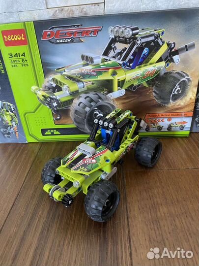 Конструктор. Цена за обе машинки