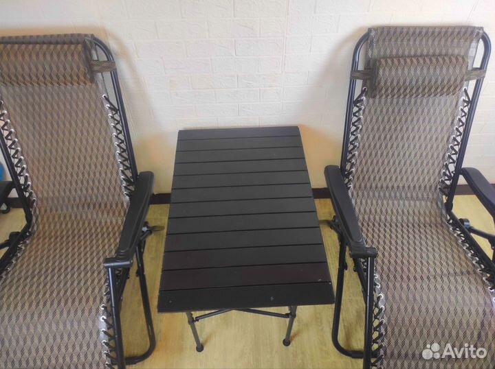 Шезлонг кресло туристическое складное