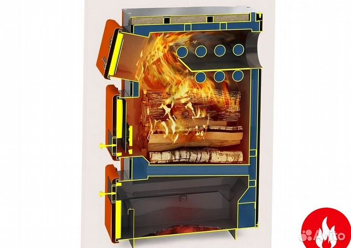 Твердотопливный котел теплодар куппер про-16 (2.0)