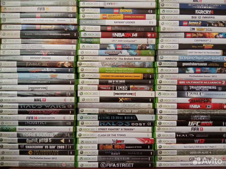 Диски с играми на Xbox 360