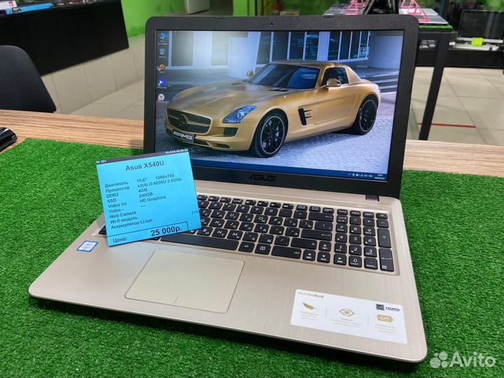 Ноутбук Asus X540U i3-6006U/4GB/240GB