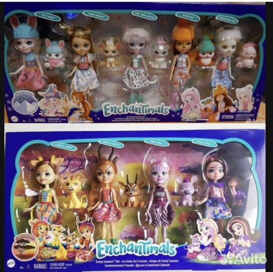 Enchantimals Солнечная саванна,Снежный день