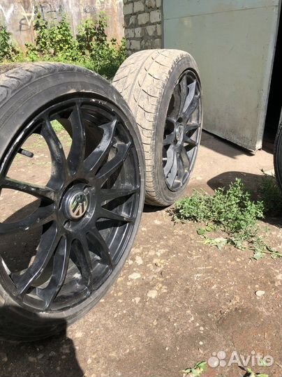 Литье диски r17 5x100 с резиной