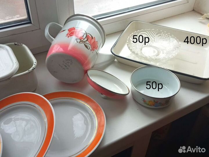 Посуда эмалированная времён СССР