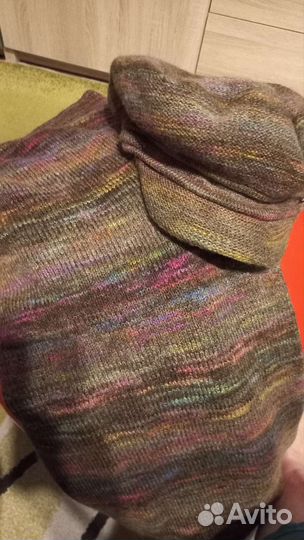 Комплект шапка и снуд женский