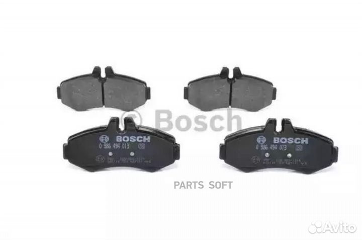 Bosch 0986494013 Колодки торм диск MB Vito V-class