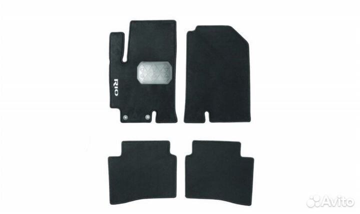 Ковры ворсовые оригинал Киа Рио