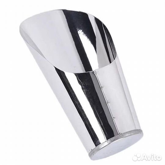 Совок садовый, цилиндрический из нержавеющей стали