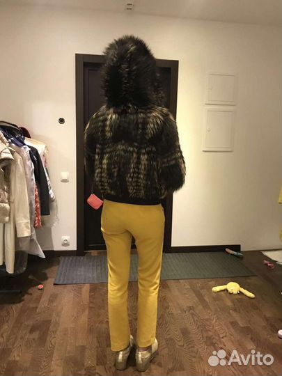 Шуба лиса очень теплая