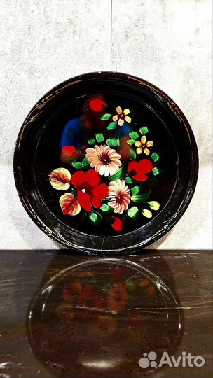 Поднос металлический большой