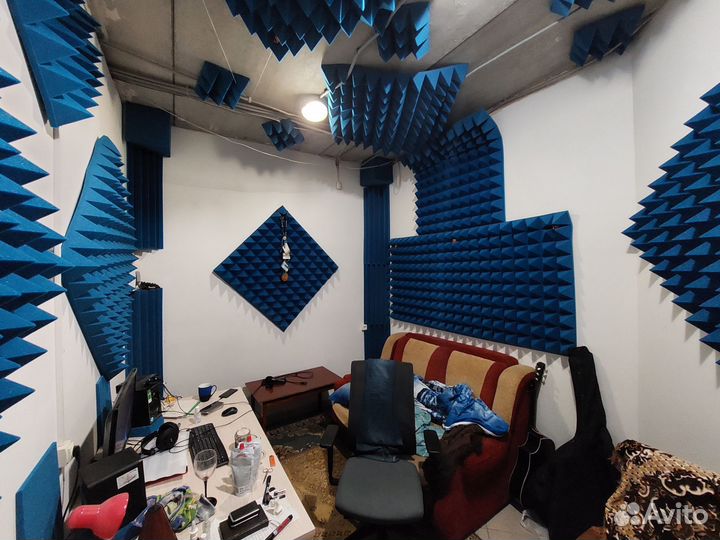 Акустический поролон пирамида 100