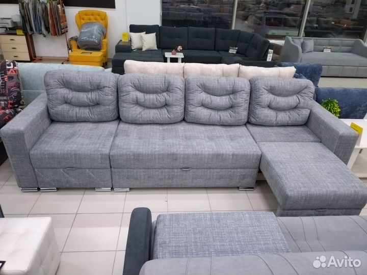 Угловой диван, мягкий, новый, пружины, в рассрочку