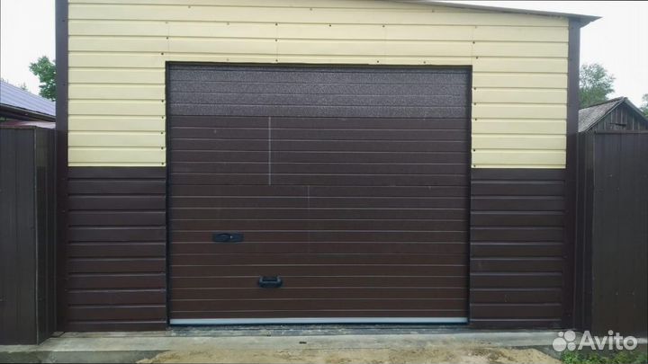 Секционные ворота с установкой