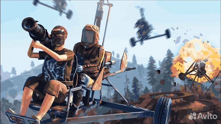 Рисунок по игре Rust/Раст