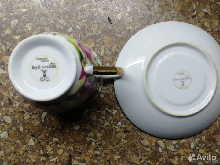 Кофейная и чайная пара фарфор