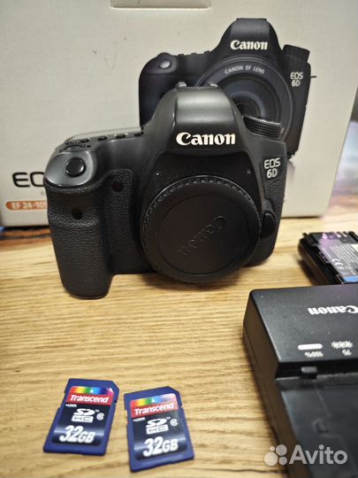 Зеркальный фотоаппарат Canon 6d