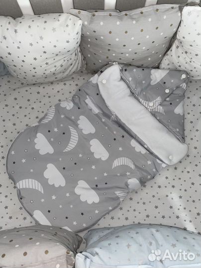 Конверт на выписку демисезонный с прорезями