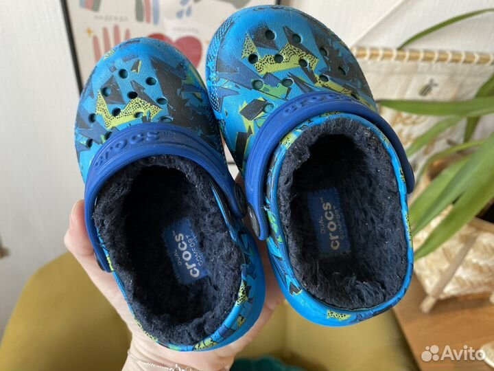 Crocs сабо c7 утепленные