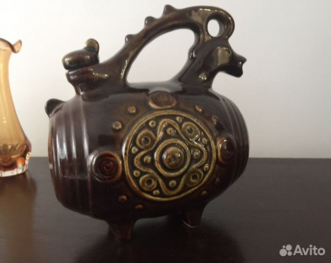 Кувшин боченок керамический СССР