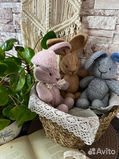 Вязаные интерьерные игрушки