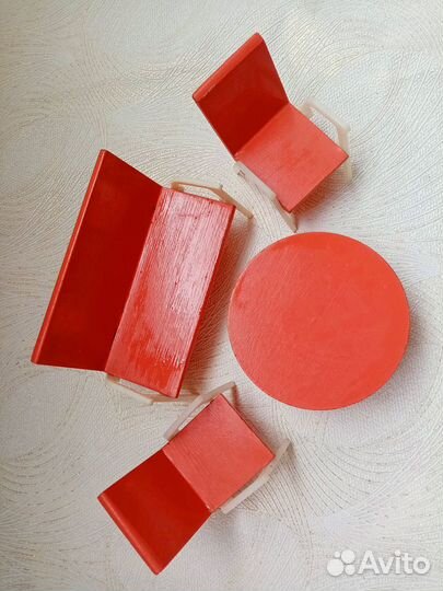 Кукольная посуда детская, мебель детская СССР