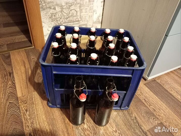 Стеклянная бутылка 0 5