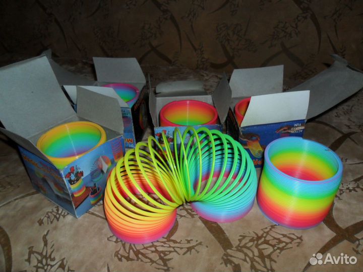 Пружинка цветная радуга