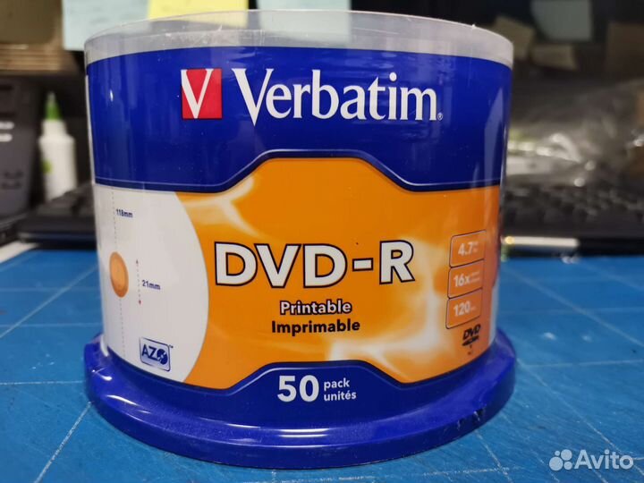 Диск DVD-R Verbatim 4.7Gb 16x Slim case (5шт)