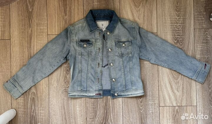 Джинсовая куртка philipp plein детская