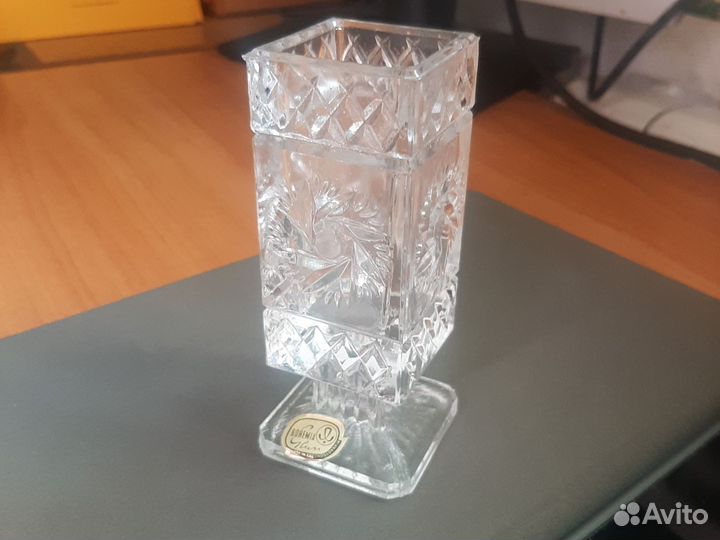 Хрустальная вазочка bohemia